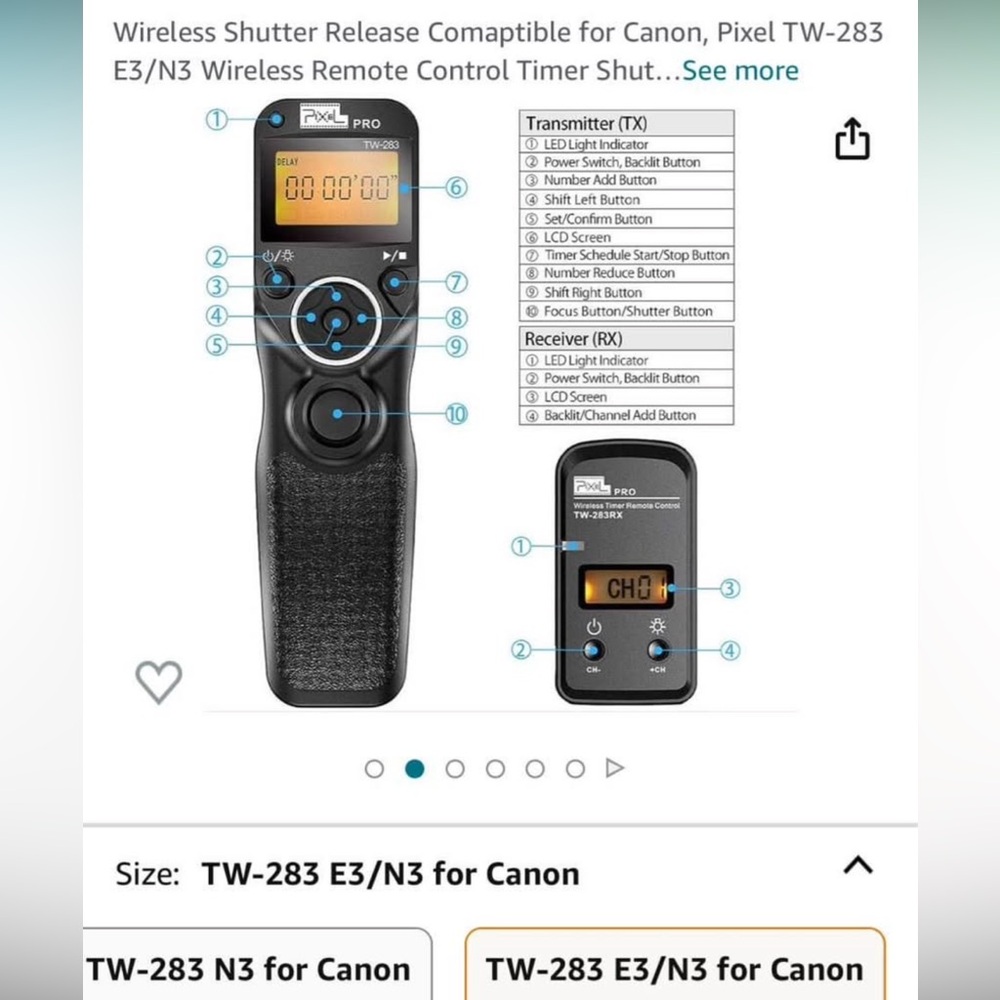 Pixel Pro Wireless Remote Control x2 - Picture 3 of 6